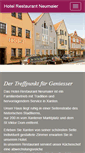 Mobile Screenshot of hotel-neumaier.de